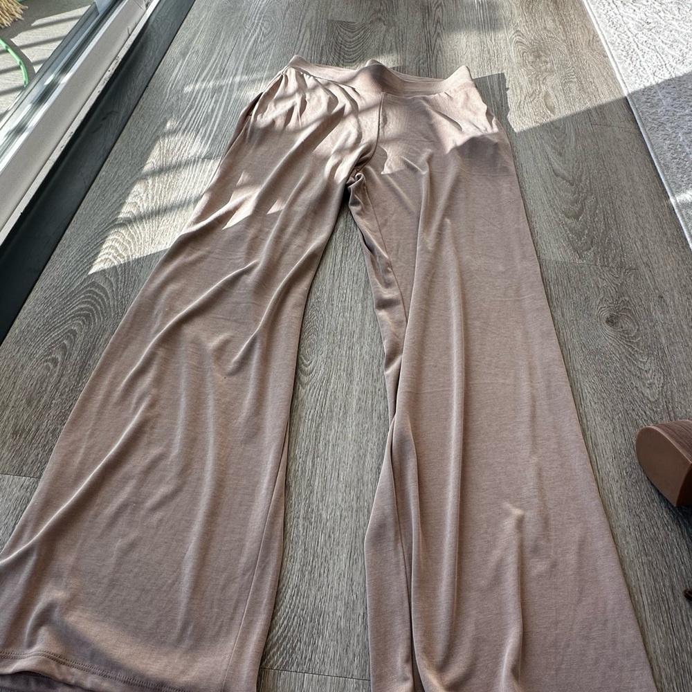 Express Taupe Wide-Leg Women's Pants